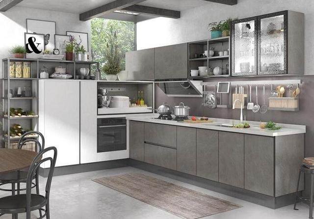 隱形拉手柜門圖片大全 櫥柜設計的智能選擇